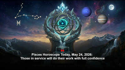 Pisces Horoscope Today, May 24, 2026: Those in service will do their work with full confidence