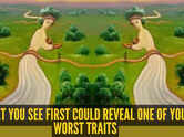 Optical illusion personality test: Women, river, bridge or boat? What you see first could reveal one of your worst traits