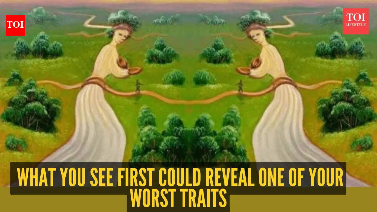Optical illusion personality test: Women, river, bridge or boat? What you see first could reveal one of your worst traits