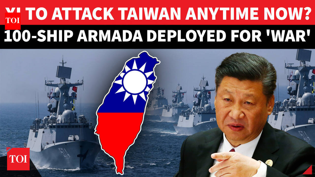 China Surrounds Taiwan with 100-Ship Armada After Trump's 'Arms Betrayal' To Island