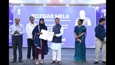 Rozgar Mela: Union minister hands out appointment letters to 150 candidates