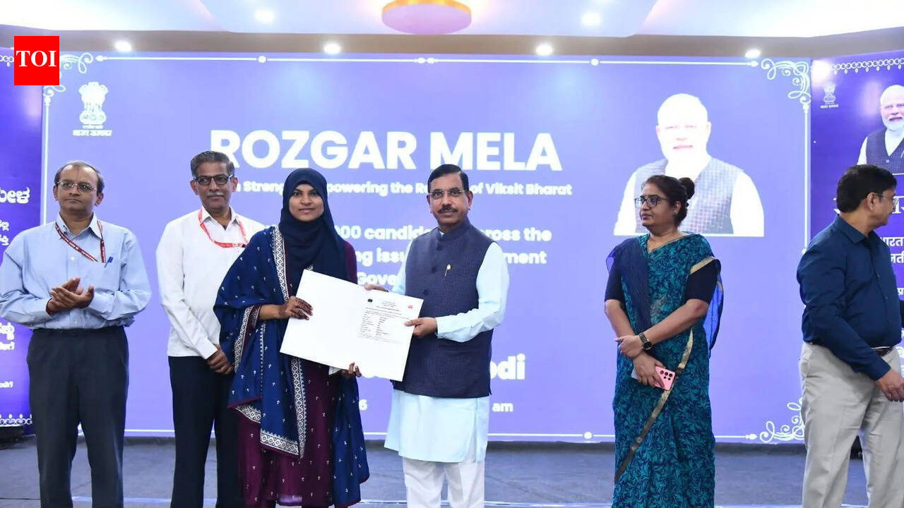 Rozgar Mela: Union minister hands out appointment letters to 150 candidates