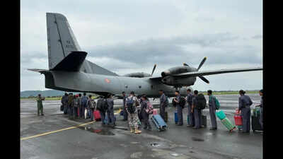 IAF airlifts 132 Assam NCC cadets from Imphal amid road blockades