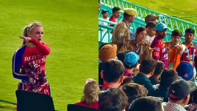 Ugly scenes! Fans misbehave with cheerleaders during LSG vs PBKS IPL match; police intervene - WATCH