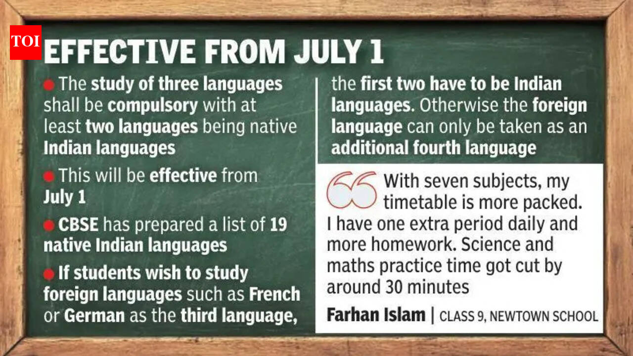 Three language policy at secondary level adds to CBSE’s students ...