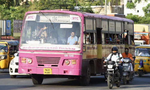 Tamil Nadu&rsquo;s new transport minister interacts with passengers & staff on MTC bus