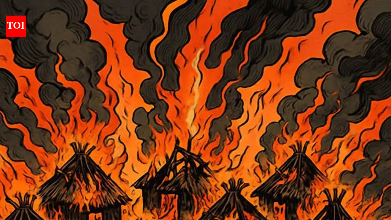 Villagers return from wedding to find eight houses reduced to ashes in Khandwa