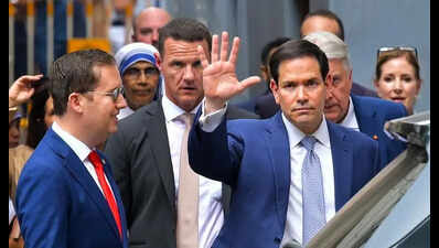 Honoured: US secy of state Rubio after Missionaries of Charity visit