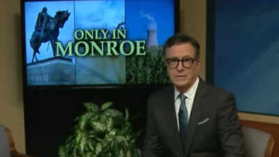 Stephen Colbert returns to TV hosting with ‘Only in Monroe’ one day after signing off ‘The Late Show; says, ‘It’s been an excruciating 23 hours’