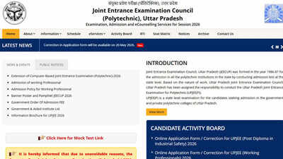 JEECUP 2026 admit card: When and where to download UPJEE Polytechnic hall ticket