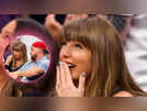 Travis Kelce makes Taylor Swift laugh at NBA game