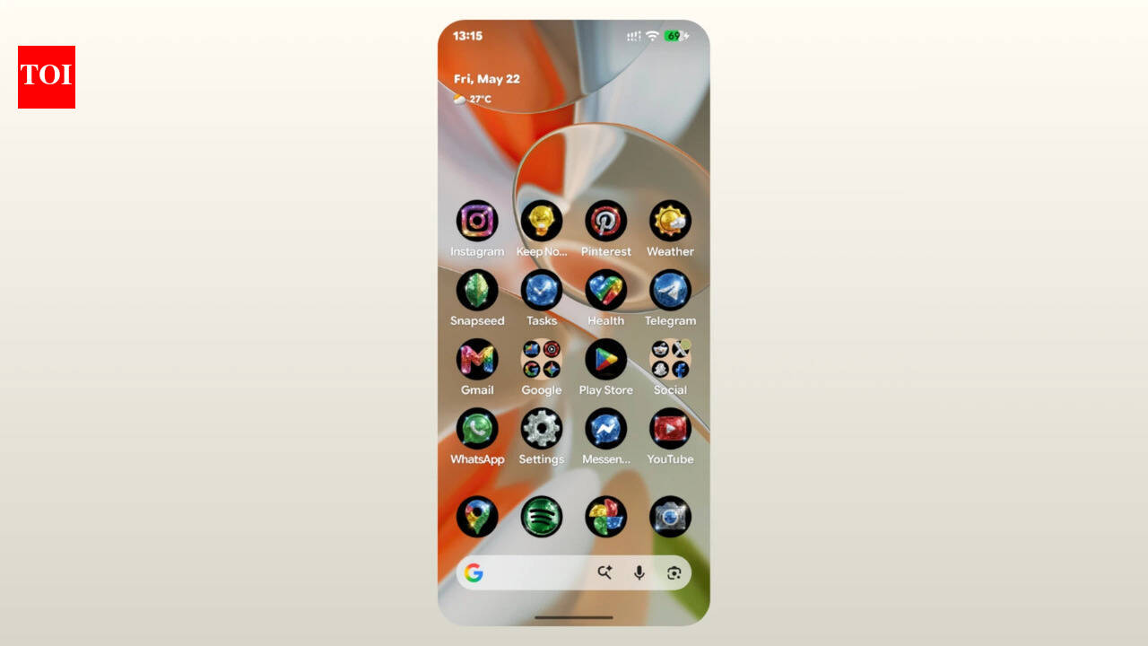 Google Pixel's new "Disco" icons turn your home screen into a mirror ball