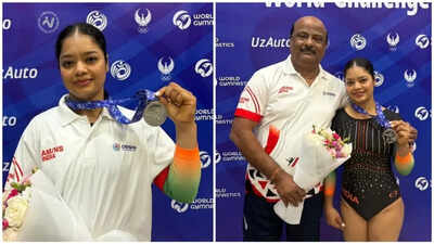 Pranati Nayak clinches vault silver at FIG World Challenge Cup