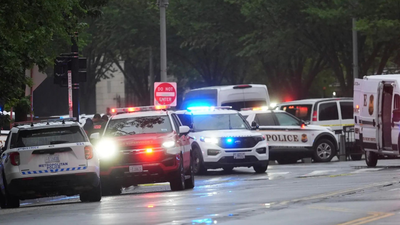 Video captures terrifying moment journalist ducks as gunfire erupts near White House - Watch