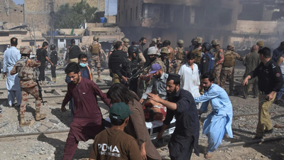 Sirens, smoke and panic: Dramatic videos capture aftermath of Pakistan train explosion; 24 killed