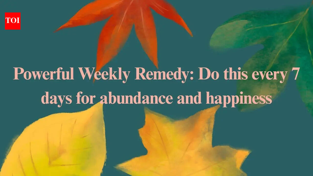 Powerful Weekly Remedy: Do this every 7 days for abundance and ...