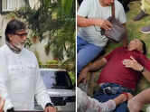 Big B&rsquo;s Sunday darshan outside Jalsa turns chaotic after fan faints