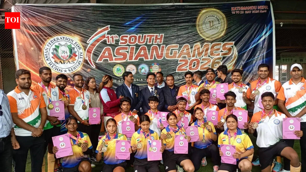 India’s men’s and women’s teams emerge champions at 1st South Asian Soft Hockey Championship in Nepal