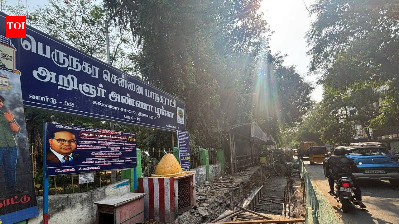 Entry to Robinson Park in Royapuram dug up for months, visitors irked