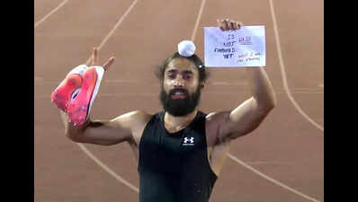 ‘Mummy, did you see the race?’ India’s fastest man’s 1st call home after 10.09s sprint