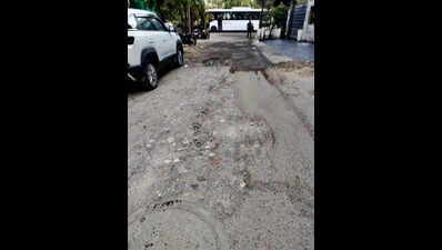 A year gone, roads in these Noida sectors still wait for repairs