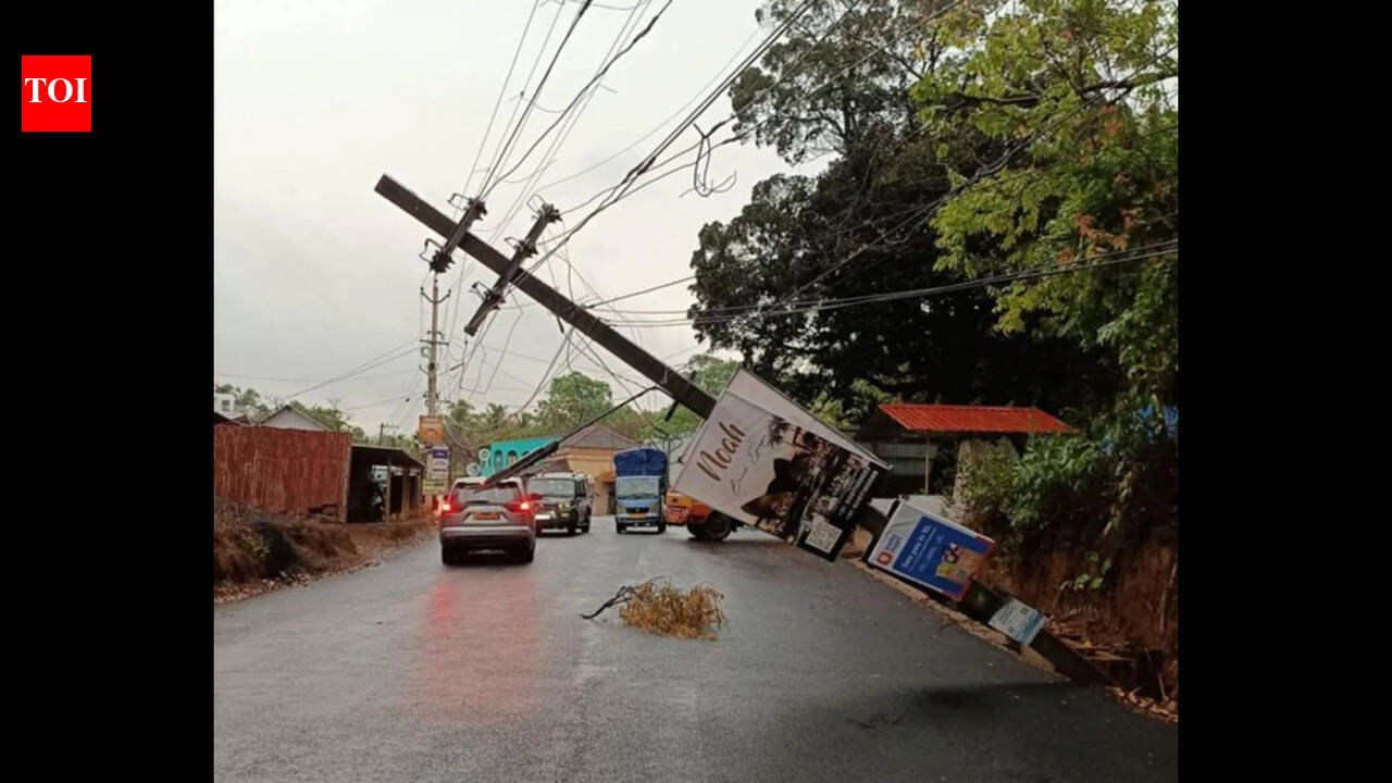 Heavy showers with winds disrupt normalcy in Bardez