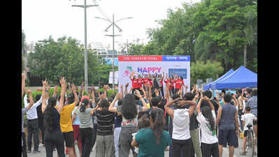Happy Streets brings Wakad together for  fitness, games and community fun