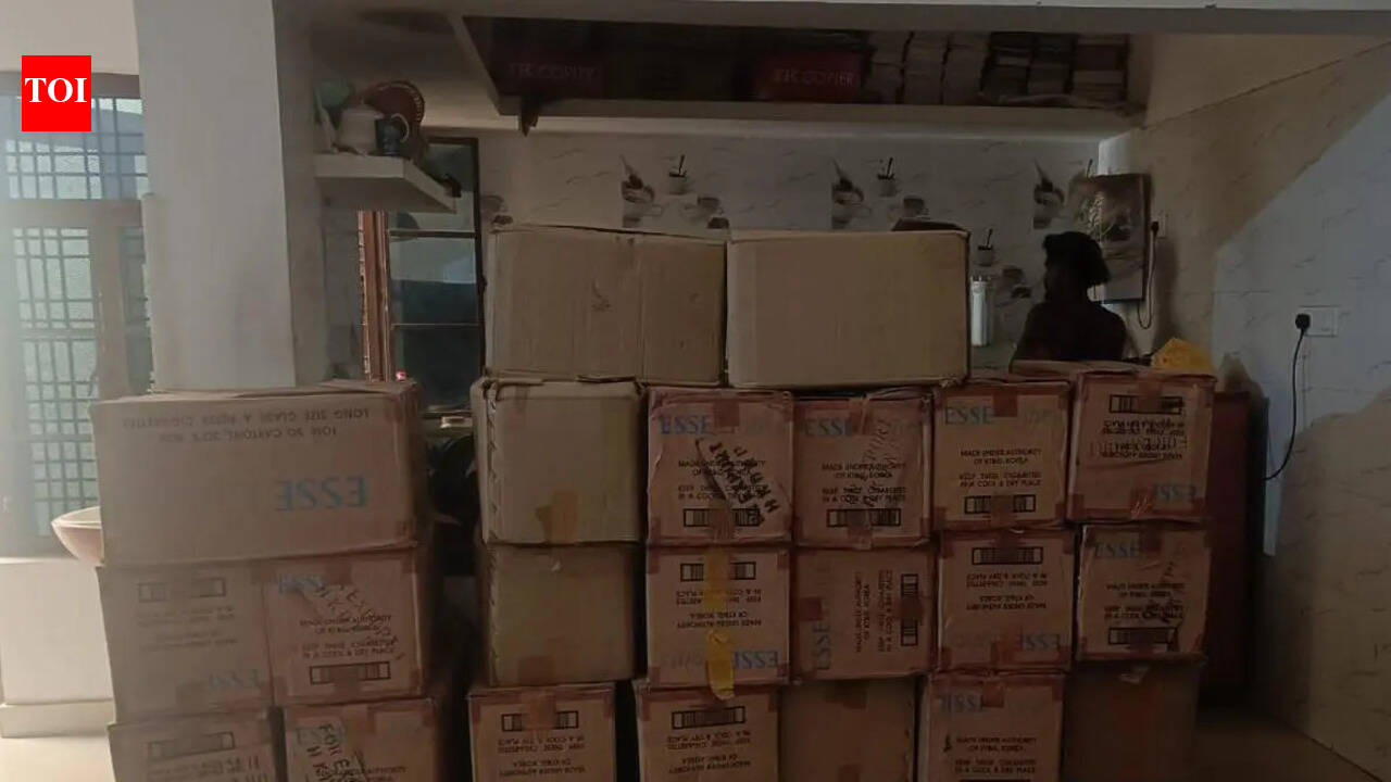 DRI seizes smuggled foreign cigarettes worth Rs 45 lakh in Gorakhpur