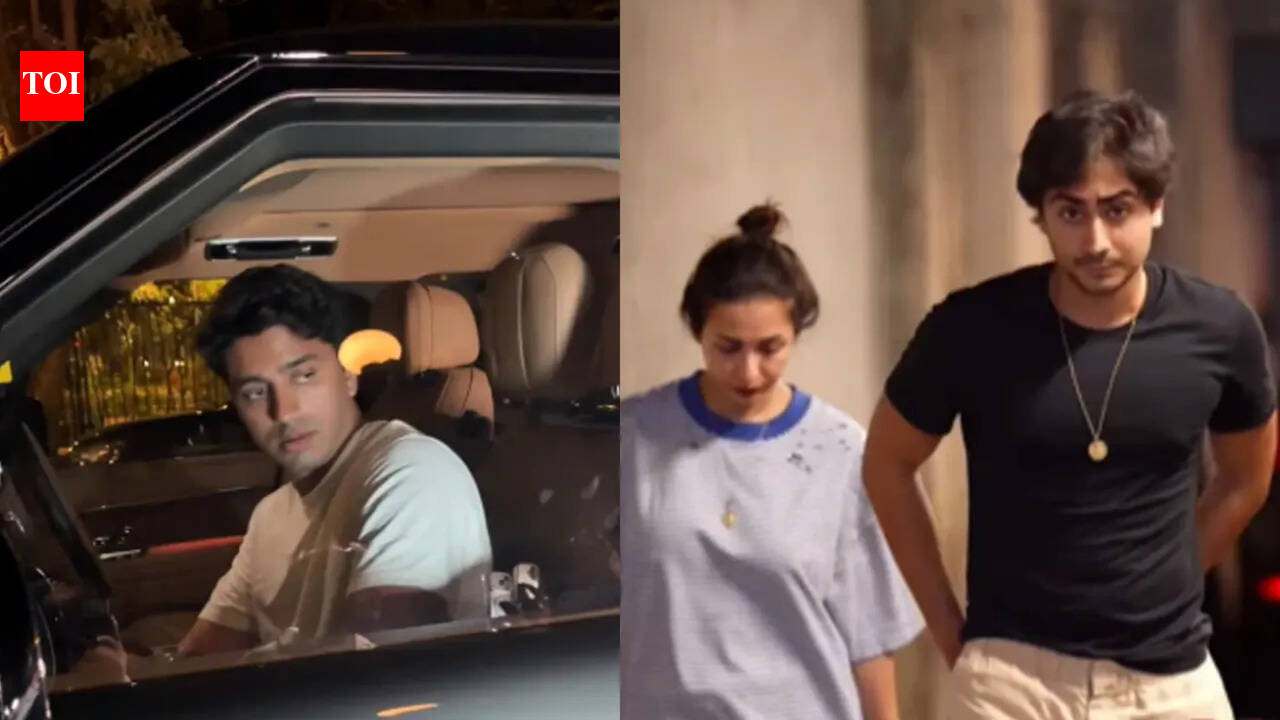 Malaika Arora spotted with rumoured beau Harsh Mehta; Arhaan Khan joins duo on family night out - WATCH