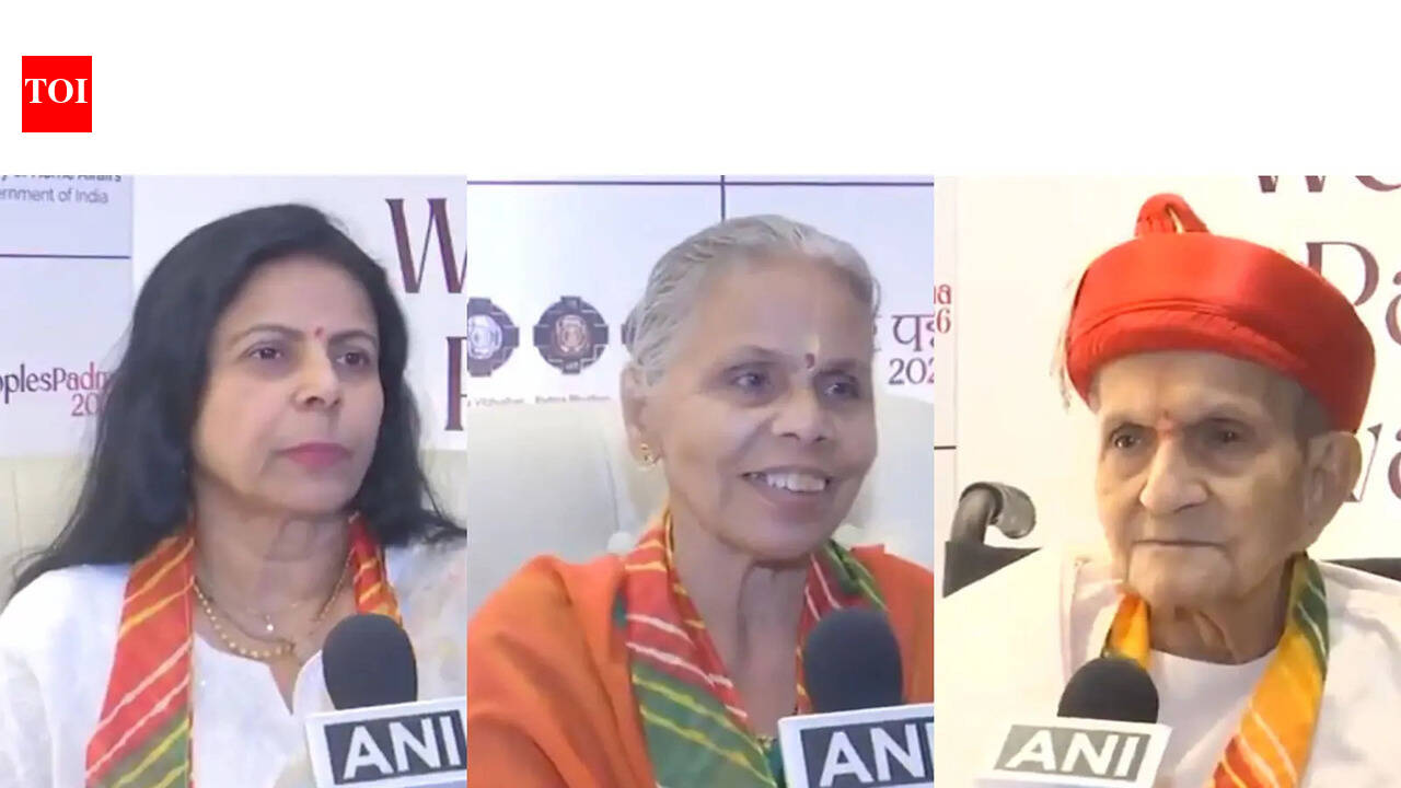 Padma Shri awardees Dharmiklal Chunilal Pandya, Sunita Godbole, Tripti Mukherjee express gratitude ahead of Rashtrapati Bhavan ceremony