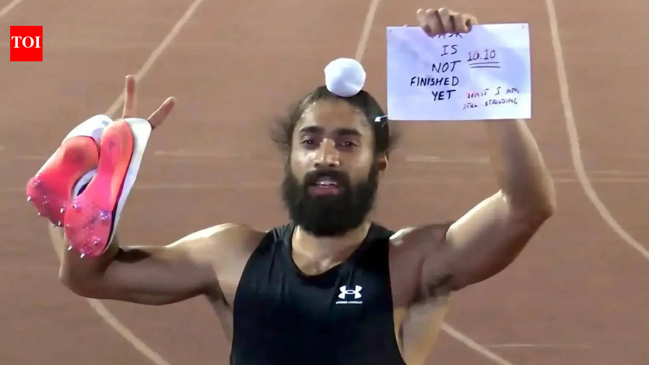 ‘Mummy, did you see the race?’ India’s fastest man’s 1st call home after 10.09s sprint