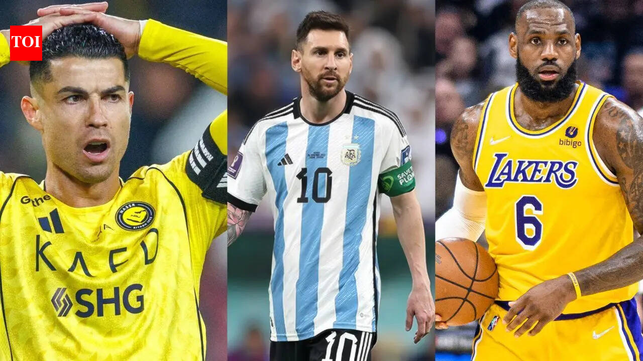 World’s highest-paid athletes in 2026: Cristiano Ronaldo tops the list with $300 million with Messi and LeBron James following