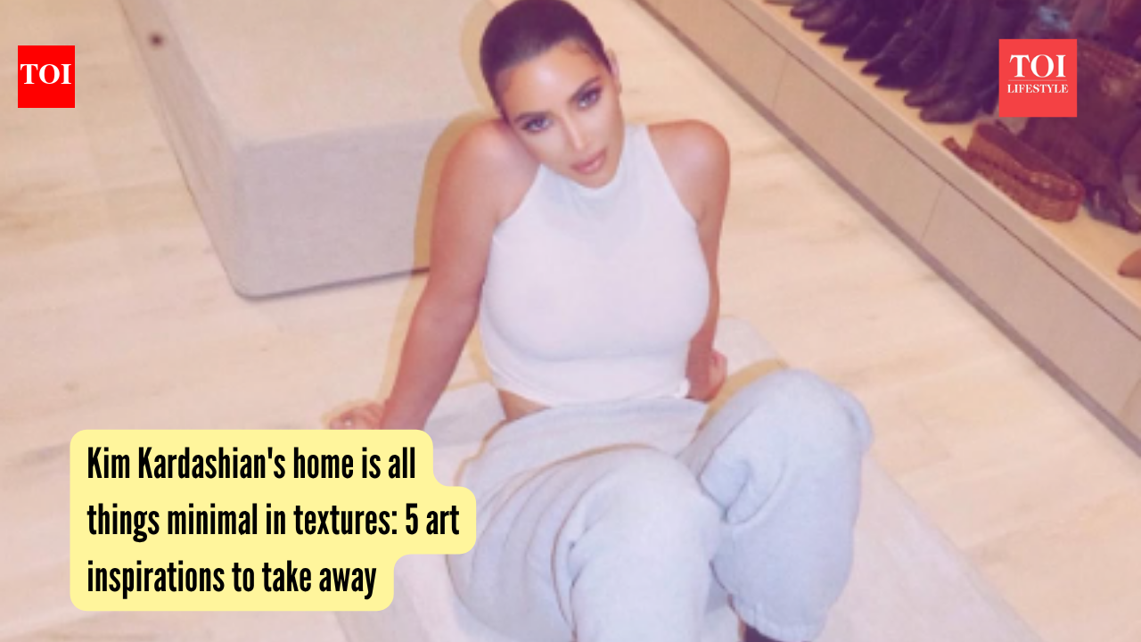 Kim Kardashian’s home is all things minimal in textures: 5 art inspirations to take away Kim Kardashian’s home is all things minimal in textures: 5 art inspirations to take away