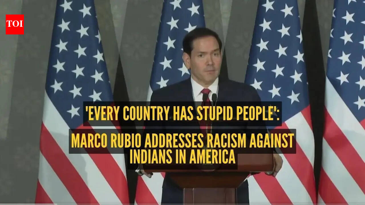 'Every country has stupid people': Marco Rubio addresses racism against Indians in America