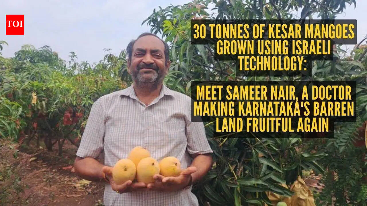 Meet Sameer Nair, a doctor making Karnataka's barren land fruitful again 