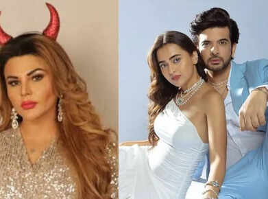 Rakhi Sawant jokingly roasts Karan Kundrra-Tejasswi Prakash&rsquo;s relationship; says, &lsquo;Not each other&rsquo;s type&rsquo;