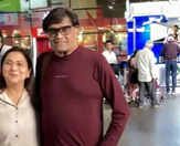 'Kandhe pe haath': Ashok Saraf and Nivedita Saraf blush at paparazzi request at Mumbai airport after Cannes return - WATCH