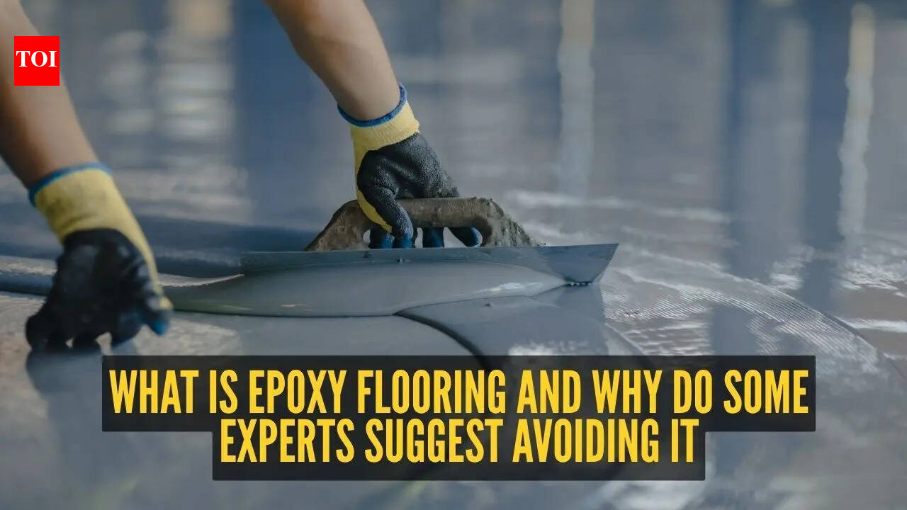 What is epoxy flooring and why do some experts suggest avoiding it