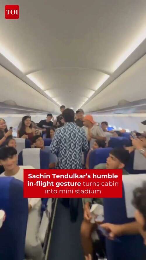 Sachin Tendulkar Wins Hearts With Warm Gesture On Flight