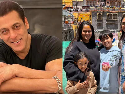 Salman's sister Arpita seeks blessings at Kedarnath