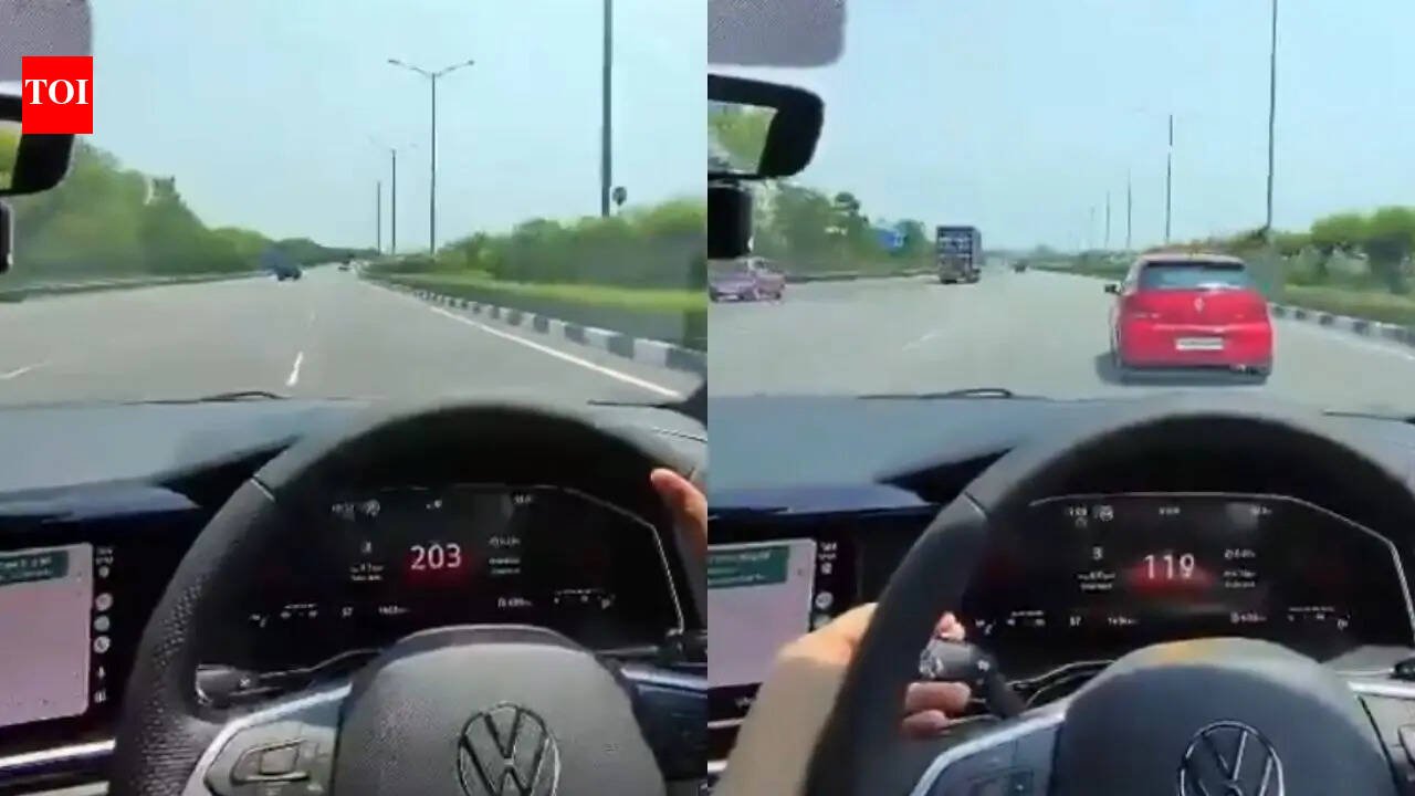 Viral video: Man drives Volkswagen Virtus at 200 kmph for Instagram reel in Hyderabad, arrested