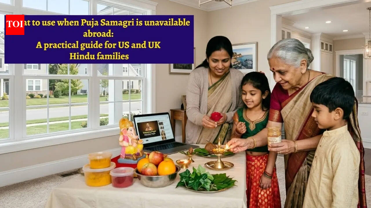 What to use when Puja Samagri is unavailable abroad: A practical guide for US and UK Hindu families