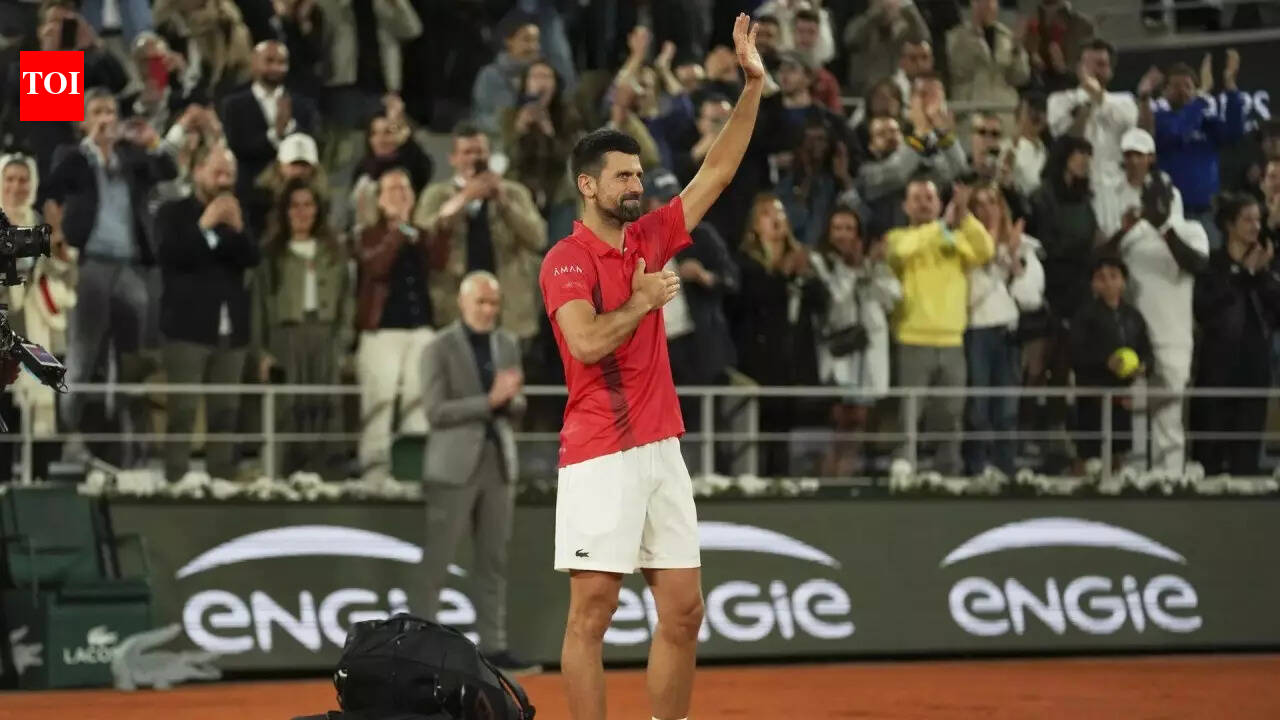Novak Djokovic celebrates French Open win with his children in an adorable family moment after tough opener, moves past Roger Federer in unique record