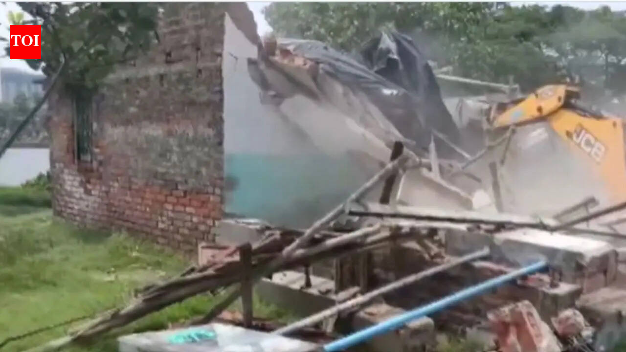 Watch: Bulldozers raze 'illegal' TMC-linked structures in Bengal