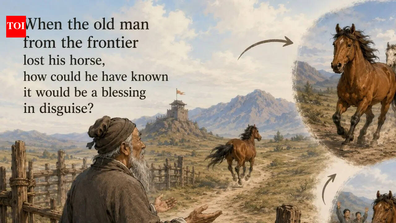 Chinese proverb of the day: “When the old man from the frontier lost his horse, how could...”