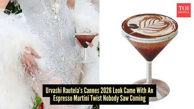 Urvashi Rautela’s wild Cannes accessory wasn’t a clutch, but an espresso martini, proving cocktails can be couture