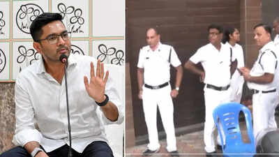 Watch: Police visit TMC leader Abhishek Banerjee's Kolkata residence; officials call it 'routine exercise'