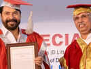 Mammootty receives third doctorate honour; misses Padma Awards