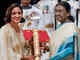 India's World Cup-winning captain Harmanpreet Kaur receives Padma Shri from President Droupadi Murmu