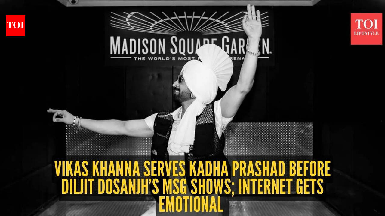 Vikas Khanna serves Kadha Prashad before Diljit Dosanjh’s MSG shows; internet gets emotional